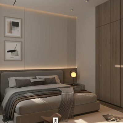Warm Minimal Master Bedroom