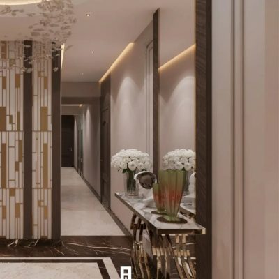 Marble & Brass Corridor